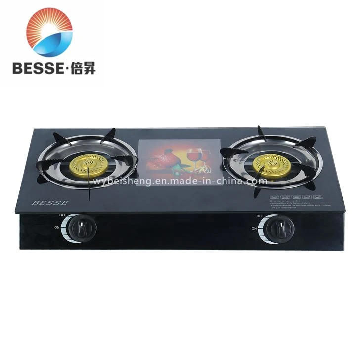 Popular Black Tempered Glass 3-Burner Hob Cooker Gas Kitchen Stove(ZG-3080E) Popular Black Tempered Glass 3-Burner Hob Cooker Gas Kitchen Stove(ZG-3080E)